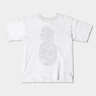 Zentangle Pineapple Kids T-Shirt